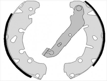 Тормозные колодки. к-кт. STARLINE BC 08170