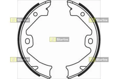 Гальмівні колодки барабанні STARLINE BC 08140