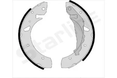 Фото 1 - тормозные колодки. к-кт. STARLINE BC 07850 Тормозные колодки. к-кт. STARLINE BC 07850 (фото 1)