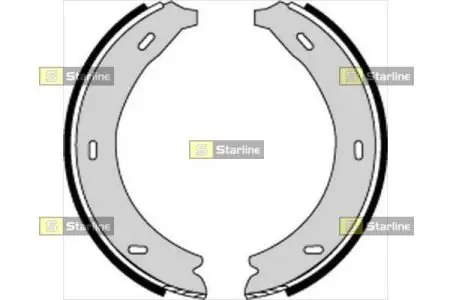 Тормозные колодки. к-кт. STARLINE BC 07320