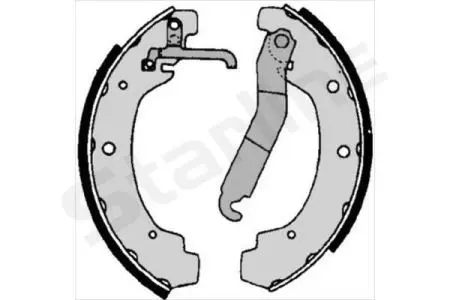 Тормозные колодки. к-кт. STARLINE BC 06740