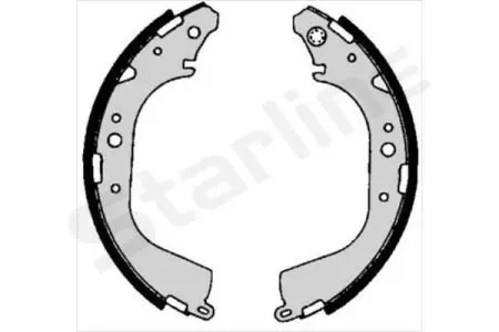 Тормозные колодки. к-кт. STARLINE BC 06710