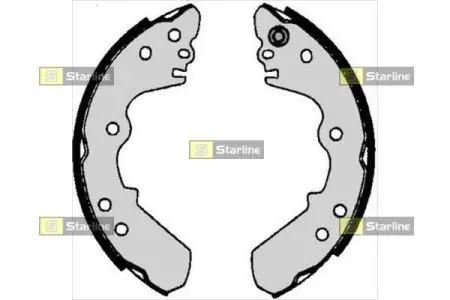Тормозные колодки. к-кт. STARLINE BC 06340