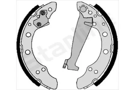 Гальмiвнi колодки. к-кт. STARLINE BC 05730