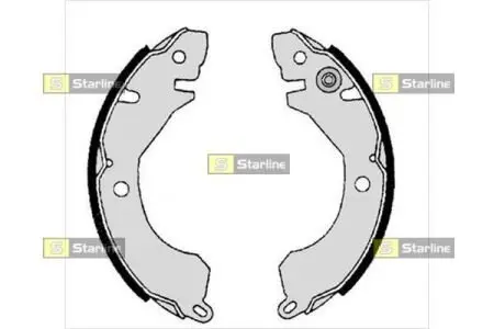 Тормозные колодки. к-кт. STARLINE BC 05220