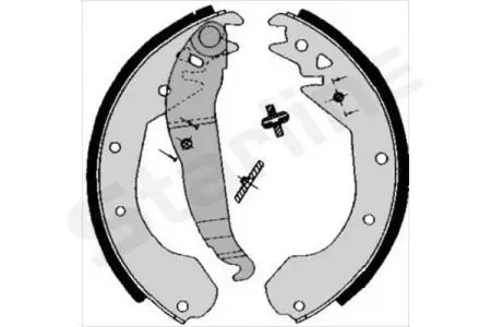 Тормозные колодки. к-кт. STARLINE BC 04650