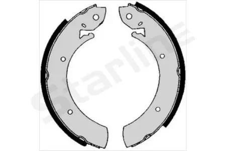 Тормозные колодки. к-кт. STARLINE BC 01150