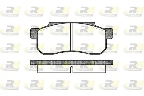 Тормозные колодки к-кт. ROADHOUSE 220300