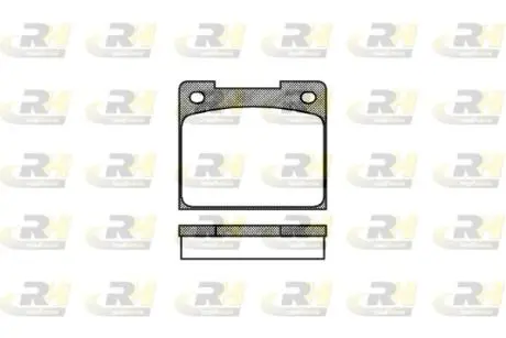 Гальмівні колодки дискові ROADHOUSE 203900