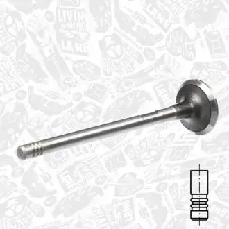 Выпускной клапан ET ET ENGINETEAM VE0060