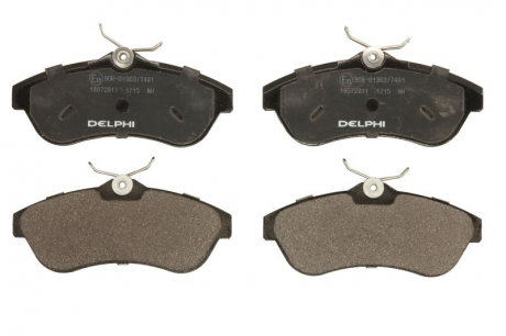 Тормозные колодки. дисковые Delphi LP1715 (фото 1)