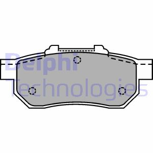 Гальмівні колодки. дискові Delphi LP1456