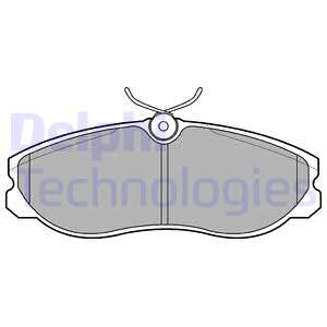 Тормозные колодки. дисковые Delphi LP0847