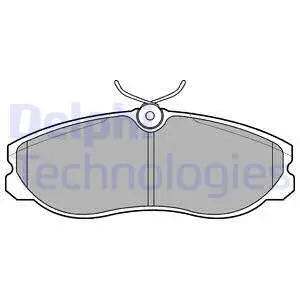 Тормозные колодки. дисковые Delphi LP0847