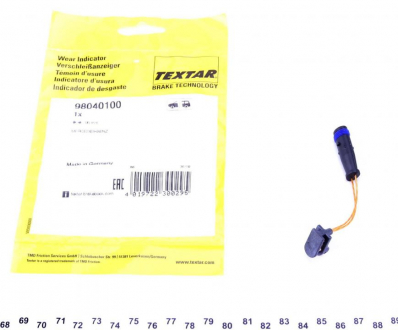 Датчик тормозных колодок TEXTAR 98040100 (фото 1)