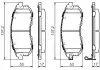 Гальмівні колодки. дискові BOSCH 0986494337 (фото 8)