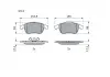Тормозные колодки. дисковые BOSCH 0986494401 (фото 6)