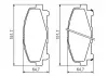 Тормозные колодки. дисковые BOSCH 0986494382 (фото 10)