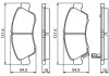 Гальмівні колодки. дискові BOSCH 0986494299 (фото 7)