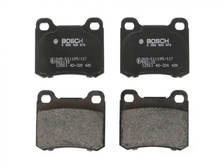 Тормозные колодки. дисковые BOSCH 0986466874 (фото 1)