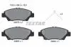 Тормозные колодки. к-кт. Textar TEXTAR 2497901 (фото 1)