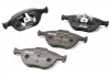Комплект гальмівних колодок передн, FORD FIESTA V, FOCUS I, TOURNEO CONNECT, TRANSIT CONNECT 1.4D-2.0 11.01-12.13 TEXTAR 2344004 (фото 1)