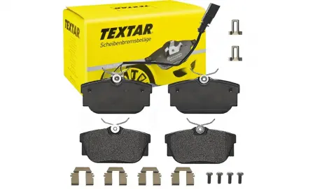 Комплект гальмівних колодок задн, VW CALIFORNIA T4 CAMPER, TRANSPORTER T4 1.8-2.8 07.90-06.03 TEXTAR 2322416 (фото 1)