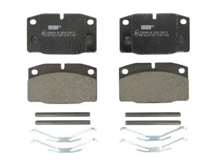 Тормозные колодки. к-кт. FERODO FDB173 (фото 1)