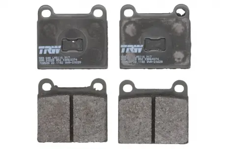 Тормозные колодки. дисковые TRW GDB648 (фото 1)