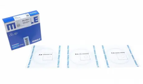 Кільця поршневі.комплект MAHLE MAHLE KNECHT 01208N0