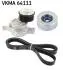 Комплект доріжкового ременя SKF VKMA 64111