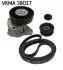 Комплект доріжкового ременя SKF VKMA 38017