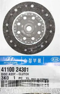 Диск сцепления ведомый Hyundai MOBIS (KIA, Hyundai) 4110024301
