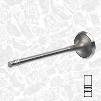 Випускний клапан ET ENGINETEAM VE0131