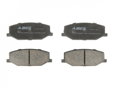 Тормозные колодки. дисковые ABE C18003ABE (фото 1)