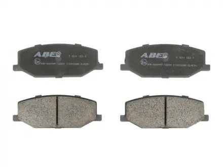 Тормозные колодки. дисковые ABE C18003ABE