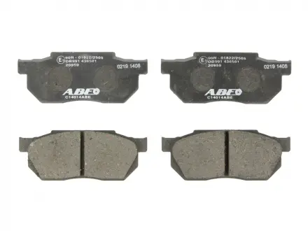 Тормозные колодки. дисковые ABE C14014ABE