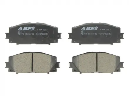 Тормозные колодки. дисковые ABE C12113ABE