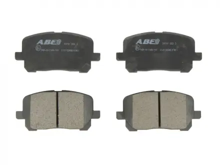 Тормозные колодки. дисковые ABE C12102ABE