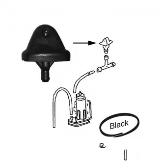 Форсунка стеклоомывателя JP GROUP 1198700100