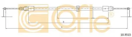 Трос стояночного тормоза COFLE 10.9515