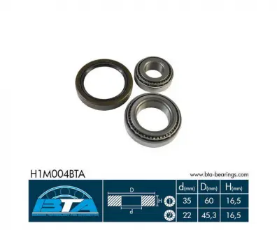 Подшипник колеса.комплект BTA H1M004BTA