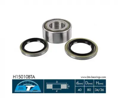 Подшипник колеса.комплект BTA H15010BTA