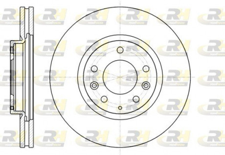 Тормозной диск RH ROADHOUSE 6123610 (фото 1)