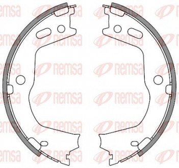 Колодки гальмівні барабанні REMSA 4666.00 (фото 1)