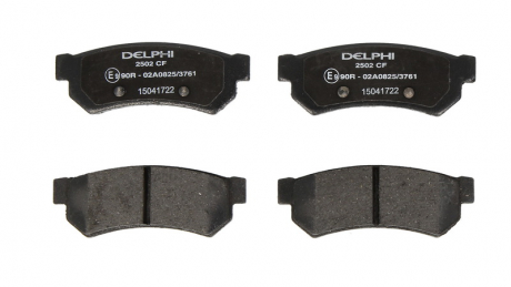 Тормозные колодки, дисковые Delphi LP2502