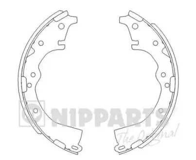 Гальмівні колодки NIPPARTS J3502022