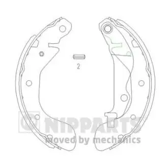 Тормозной колодка NIPPARTS J3500907