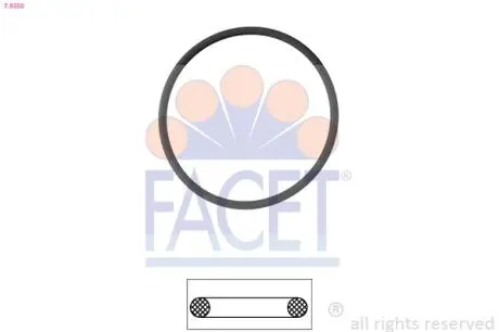Прокладка термостата FACET 7.9550 (фото 1)