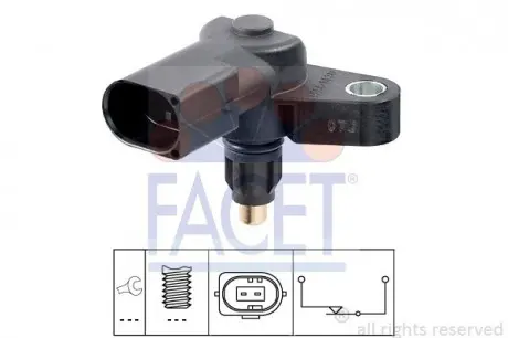 Включатель заднего хода FACET 7.6253